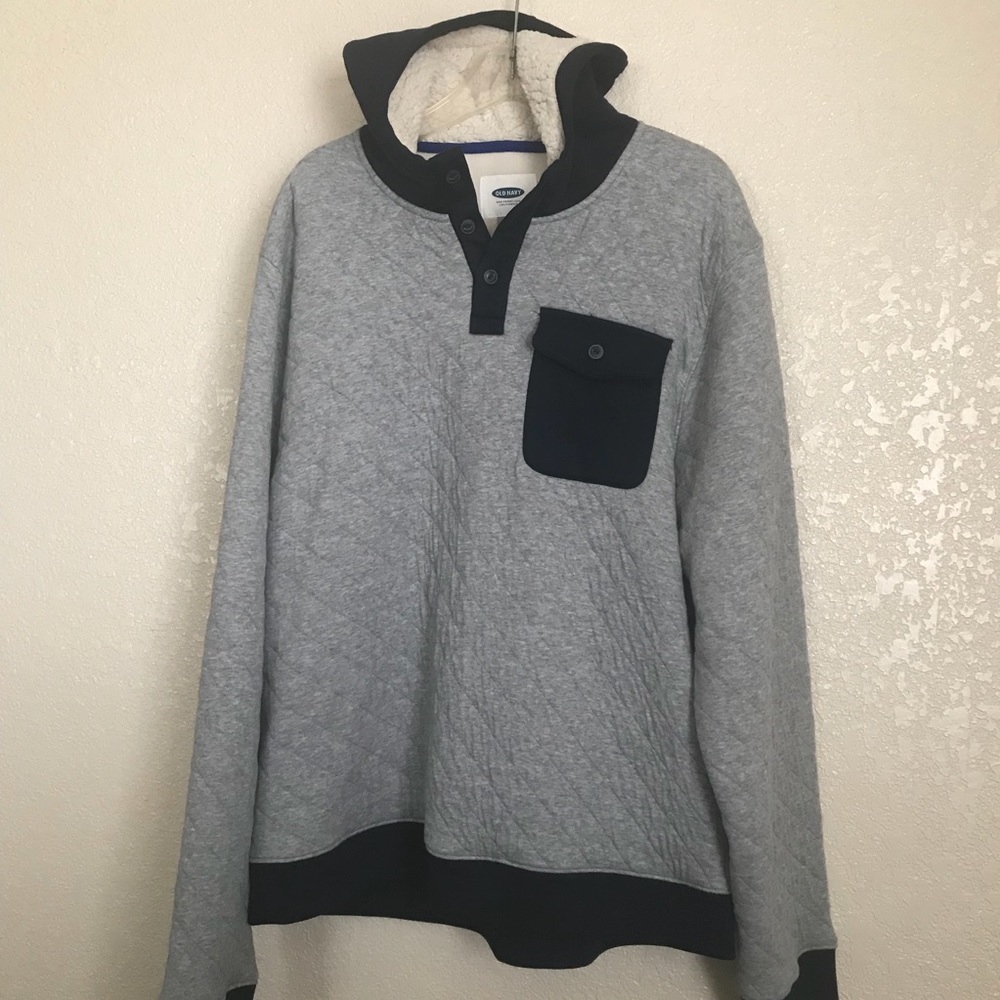 Old Navy men’s fleece hooded pullover